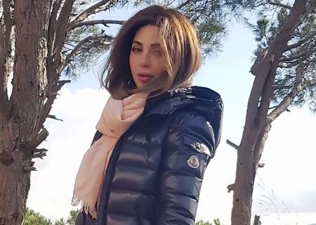 حلو الفن - زوج ميريام فارس يمطرها بالقبلات في ظهور نادر له.. فيديو