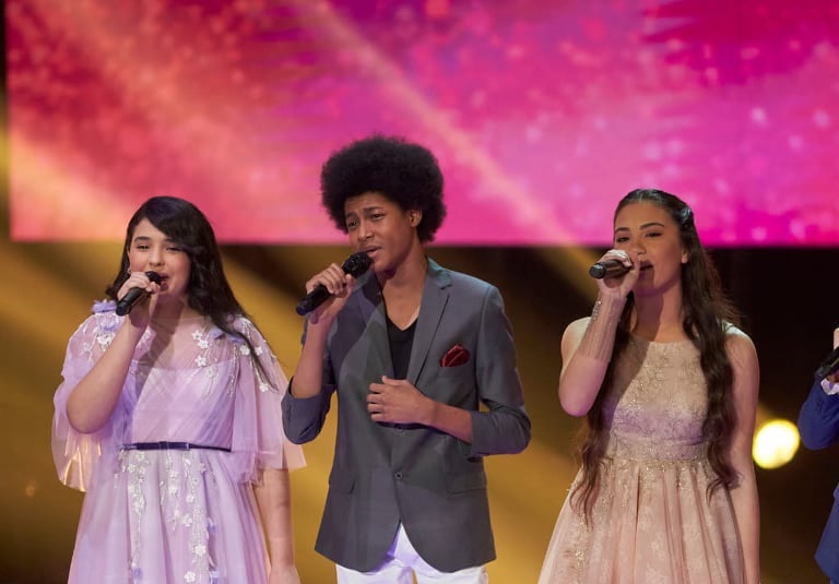 حلو الفن – بلاتينوم ريكوردز تطلق أغنيتين جديدتين  في الحلقة النهائية من برنامج THE VOICE KIDS عبر الـ MBC .. صور