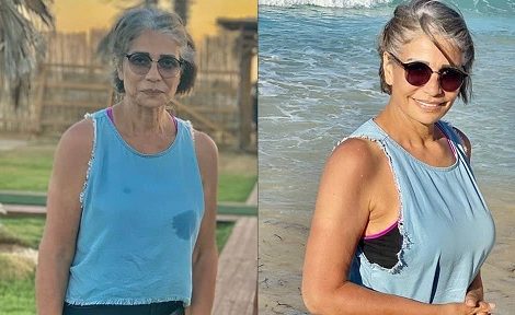 حلو الفن - صورة جديدة لـ سوسن بدر بـ"كات وشورت جينز" على أحد الشواطئ