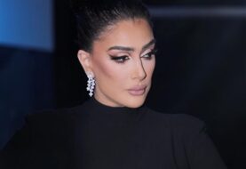 حلو الفن - غادة عبد الرازق بفستان أسود ضيق في كواليس برنامج "كتاب الشهرة"